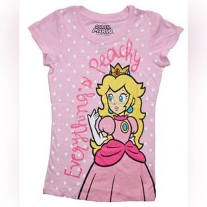 Princess Peach Graphic Kids T-Shirt